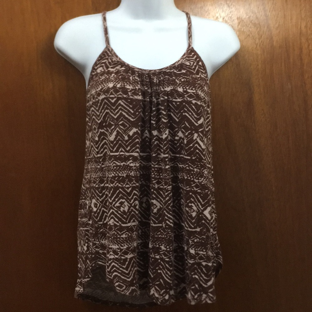 Racerback tank top blouse jeans warehouse